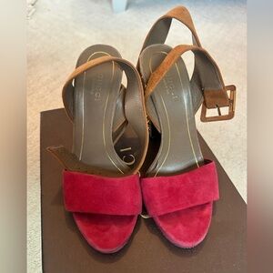 Authentic Gucci heels, size 36, lightly worn